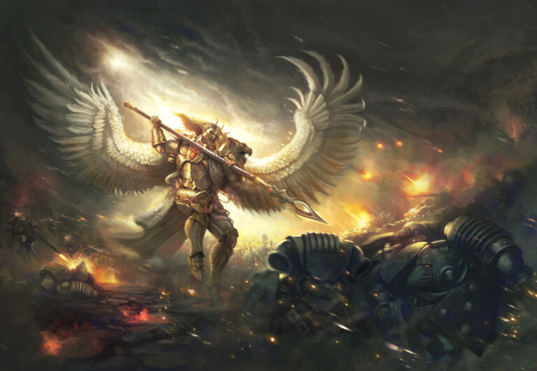 Sanguinius Battle by Victor Fernández Sanguinius Battle by Victor Fernández