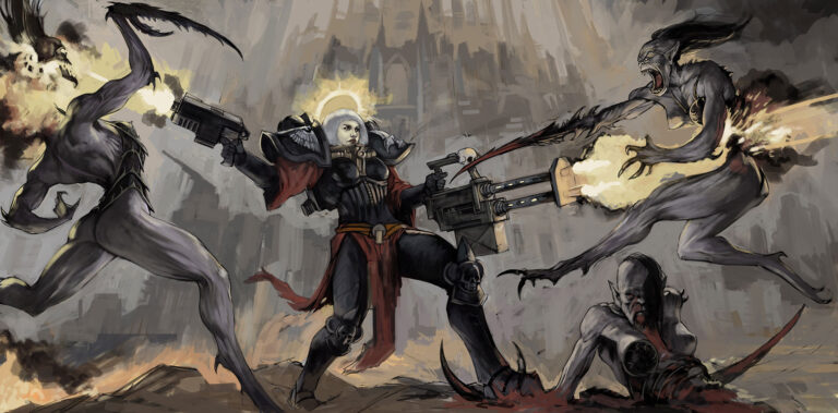 Sister vs Daemonettes by William 