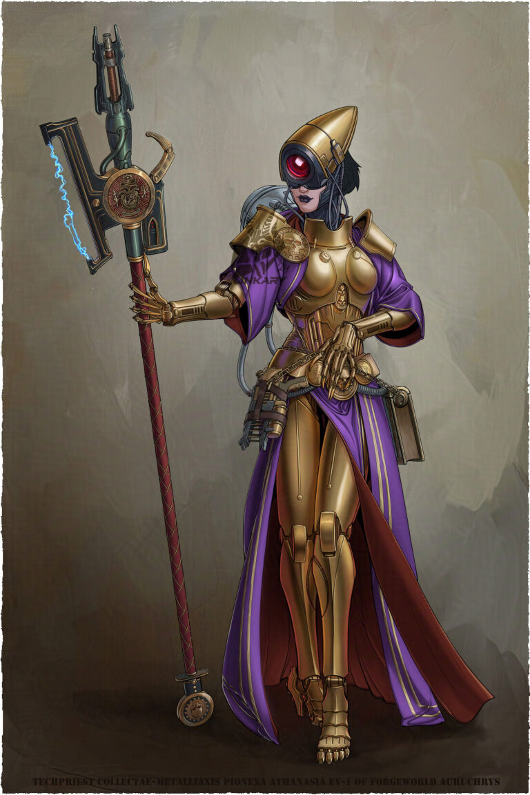 Tech-priest Collectae-Metalliaxis by Inkary 