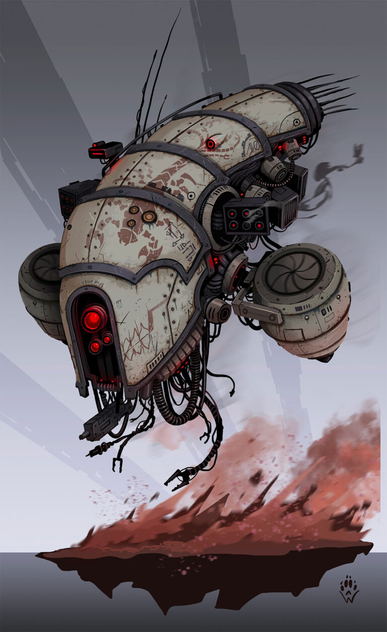 Vultarax Stratos-Automata by Wolfdawg Art 