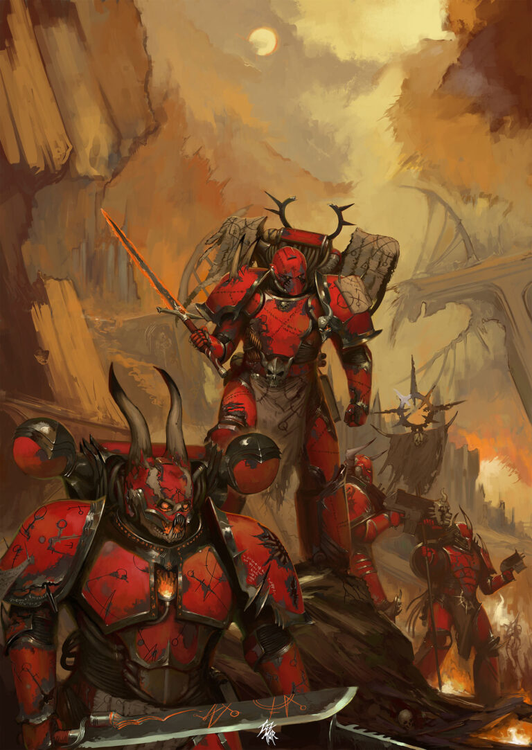 Word Bearers by Marat Tazhitdinov 