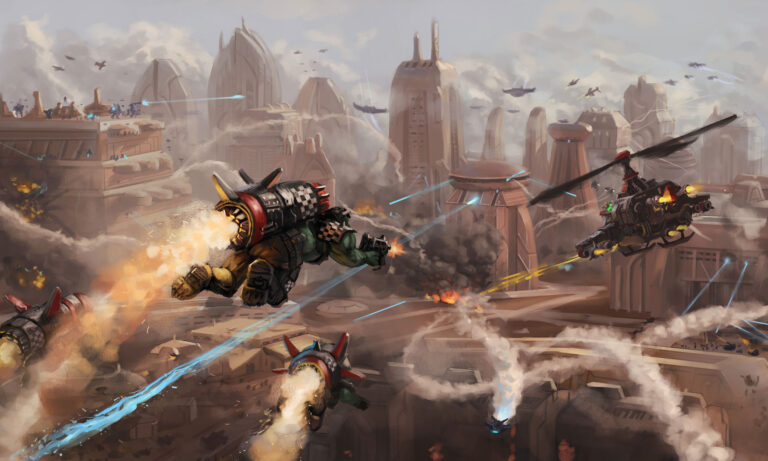 Aerial WAAAGH by Uriak 