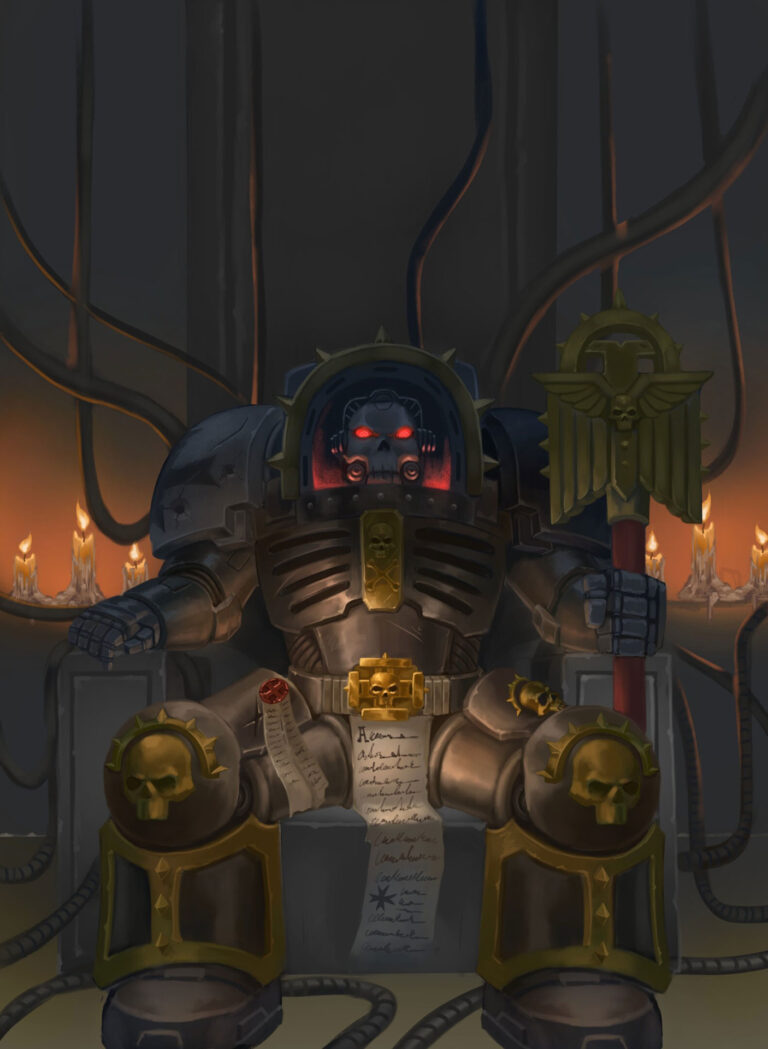 Black Templar Chaplain by ThanhVT 