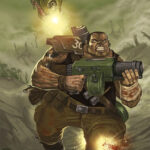 Blight Drone vs Ogryn by Dimitri Bielak