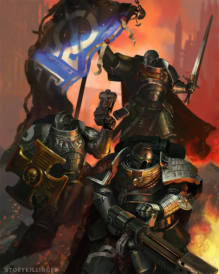 Deathwatch Squad by Stefan Ristić 