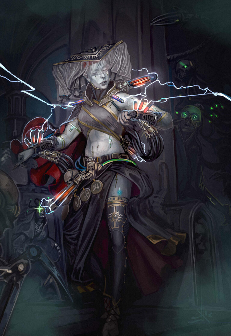 Electro Priestess by Nictanova 
