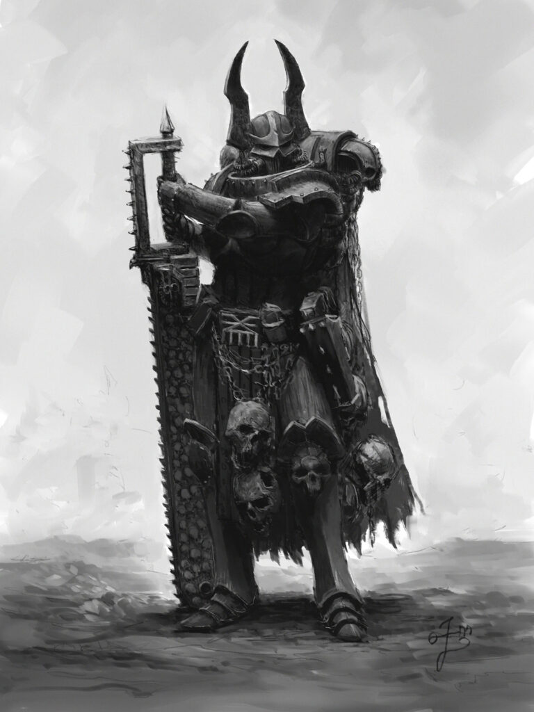 Khornate Battle Sister by Olli-Markus Latvala 