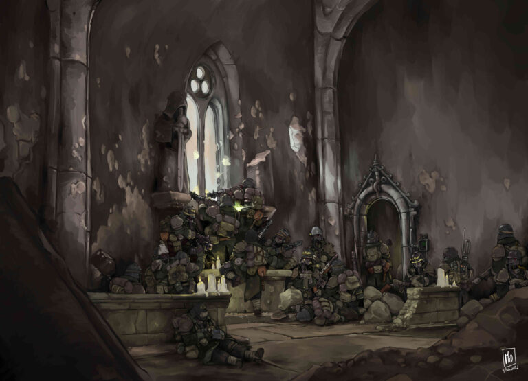 Last Stand of Kriegs by Nicolas de la Rosa 