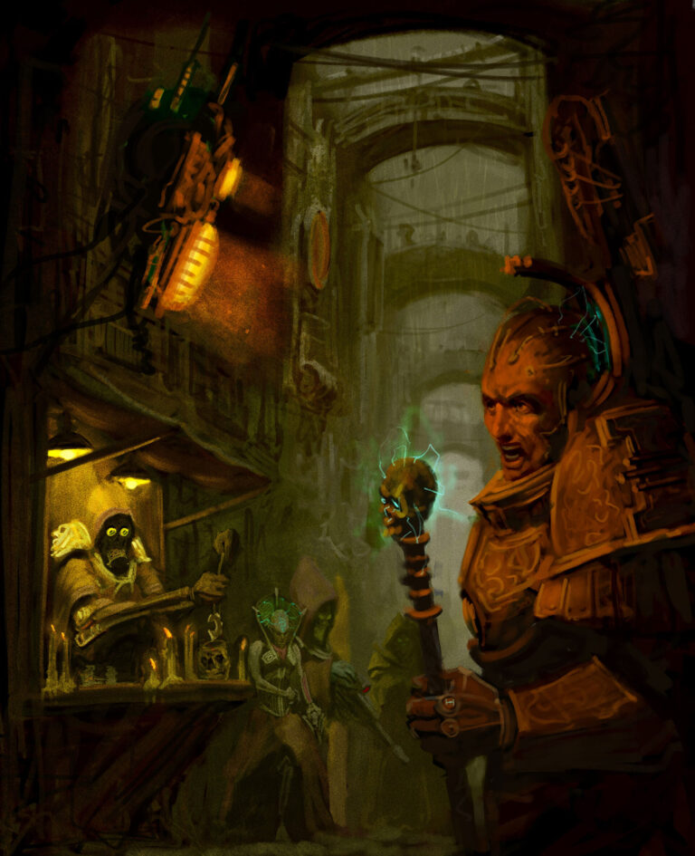 Ordo Xenos Inquisitor by Reuben Blakeman 