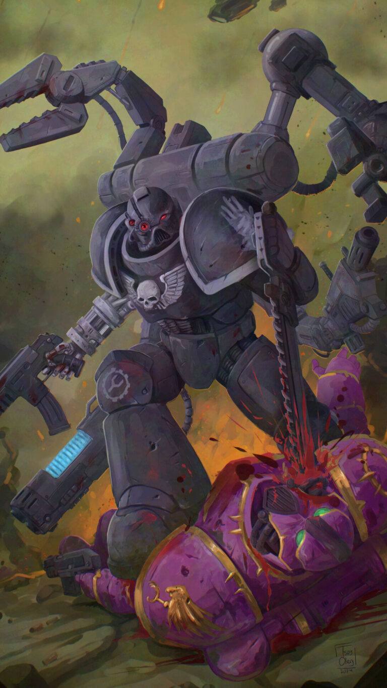 Space Marine by Oleg Tsoy 