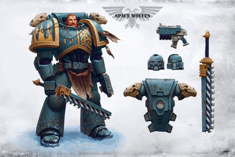 Space Wolves by Edgar Sanchez Hidalgo 