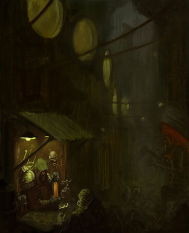 Street Scene by Reuben Blakeman 