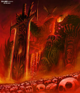 The Blood God by Niellustrate