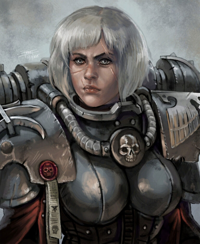 Adepta Sororitas by Frost Llamzon 