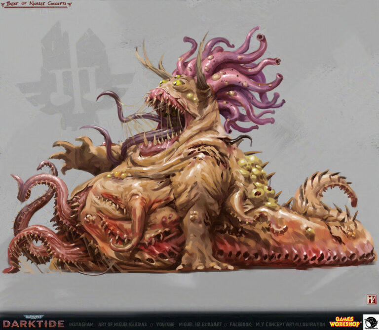 Beast of Nurgle by Miguel Iglesias 
