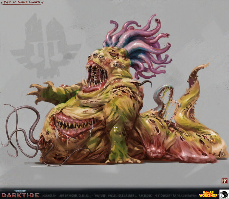 Beast of Nurgle by Miguel Iglesias 