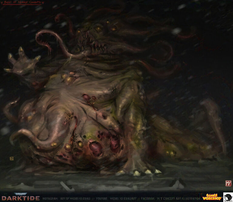 Beast of Nurgle by Miguel Iglesias 