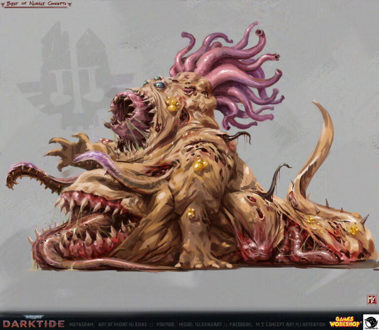Beast of Nurgle by Miguel Iglesias 