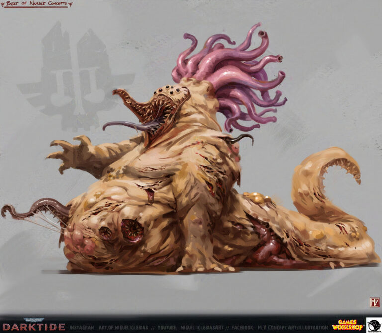 Beast of Nurgle by Miguel Iglesias 