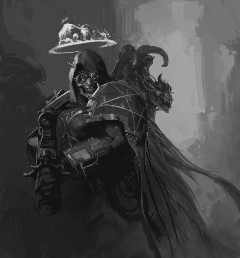 Chaos Marine by Ruslan Korovkin 