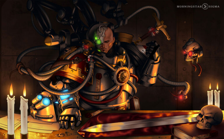 Grey Knight Techmarine by Sigma Art 