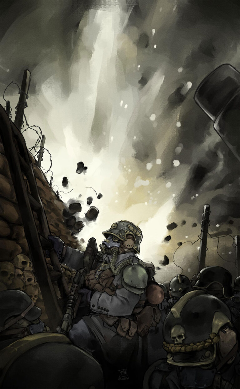In the Trench by Nicolas de la Rosa 