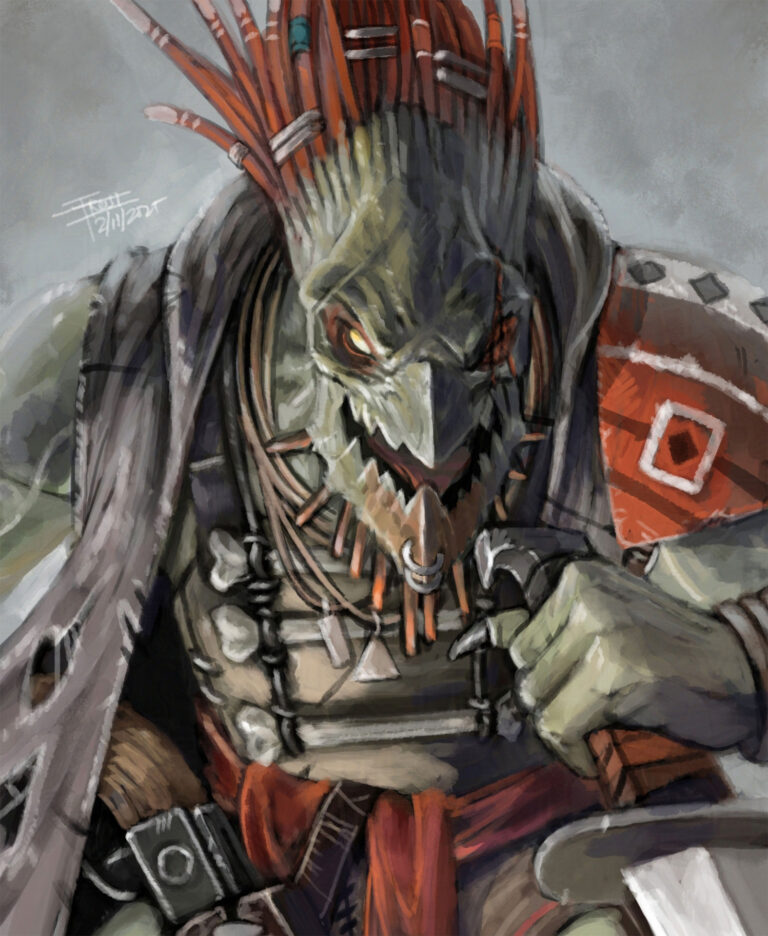Kroot by Frost Llamzon 