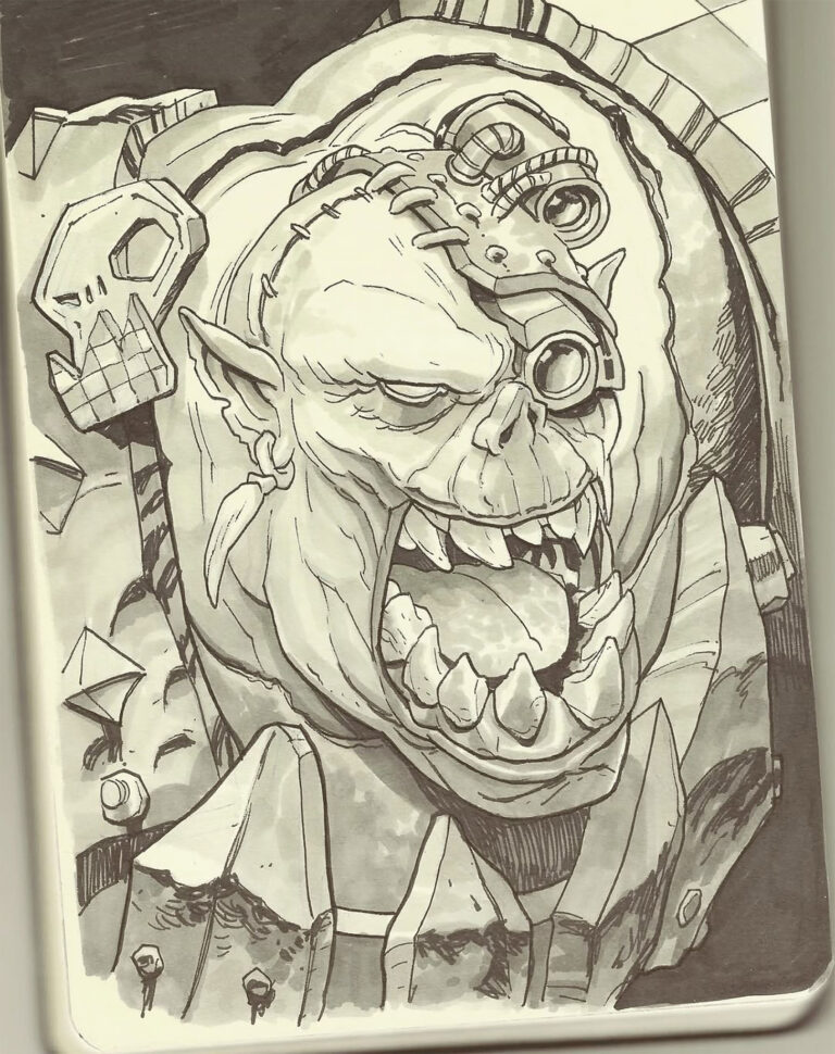 Ork Portrait by David Hueso 