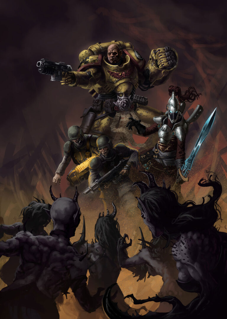 Slaanesh Invasion by Andrew Lowry 