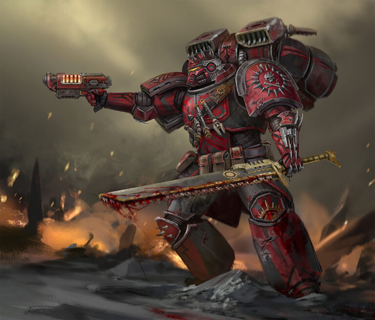 Space Marine by Dima Sokolov 