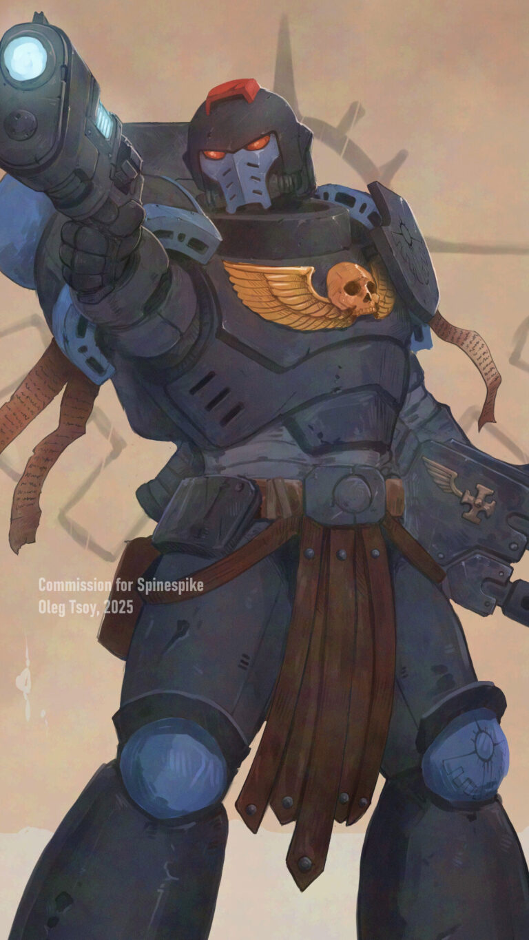 Space Marine by Oleg Tsoy 