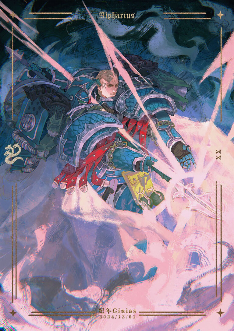 Alpharius Omegon by Ginias 