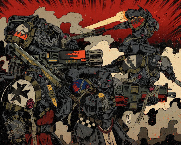 Deathwatch Kill Team by Jay Webster 