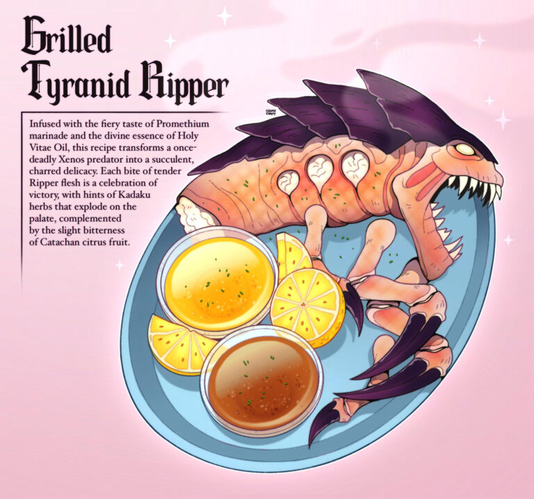 Grilled Tyranid Ripper by Chumii Cham 