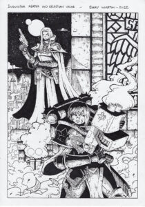 Inquisitor Agatha and Celestian Valor by Garry Wharton
