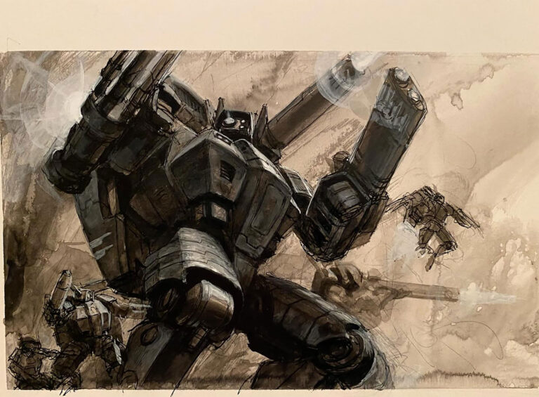 XV8 Crisis Battlesuit by Paul Dainton 