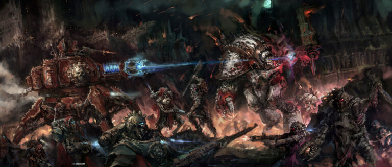 AdMech vs Some Heretics by Dmitry Brushray 