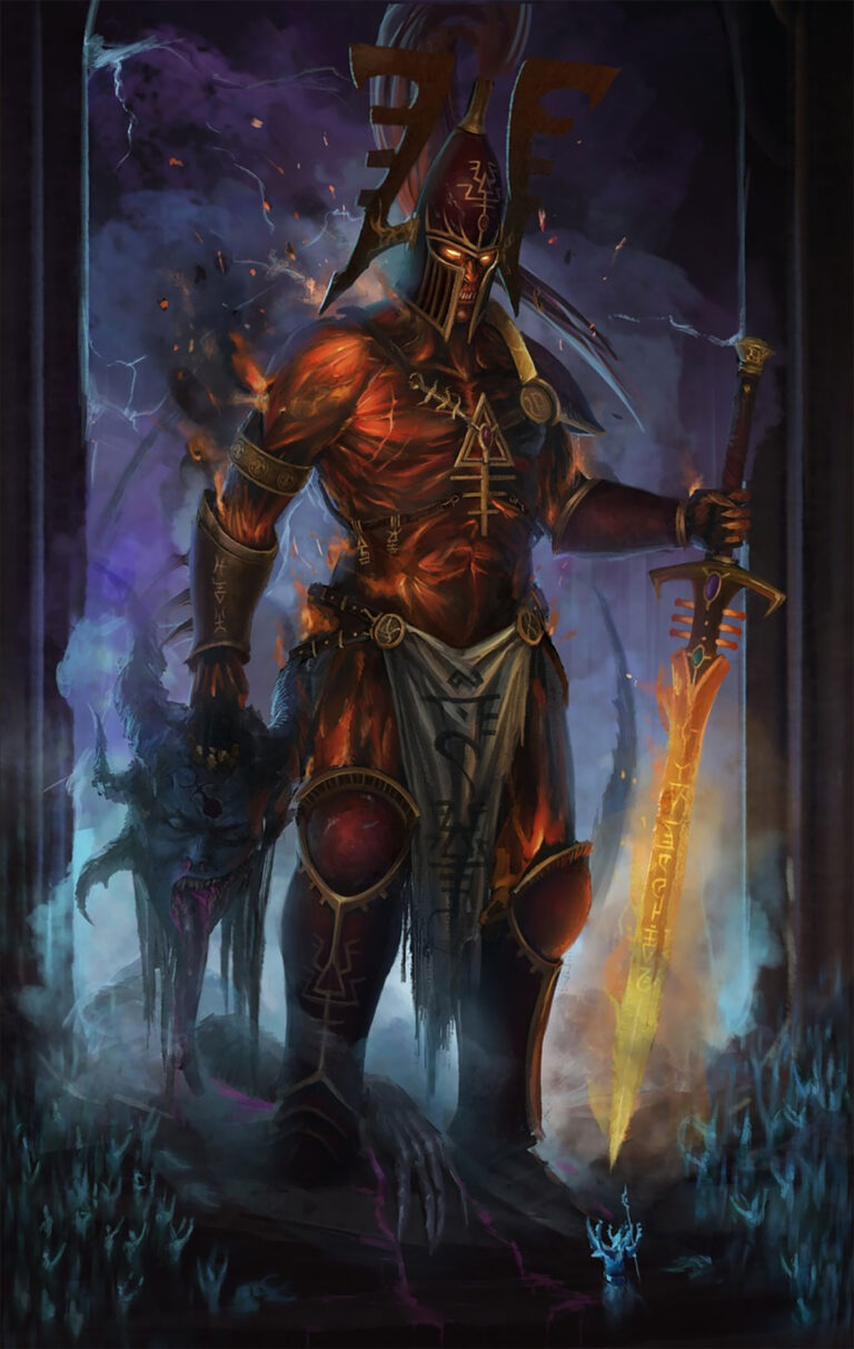Avatar of Khaine by Serdjek Sholohovshek 