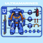 Baby Ultramarines by Aldrin Ajes (Pixel Juice | DarkMindz Illustrations | Ald Rin | Darkmindz_Illu | pixel.juice)