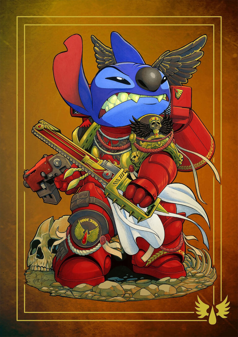 Blood Angel Stitch by Levi Cleeman 
