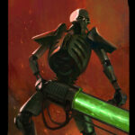 Necron Warrior by Aleksandr Kravchuk (mechan | mechan_art | mechan0)