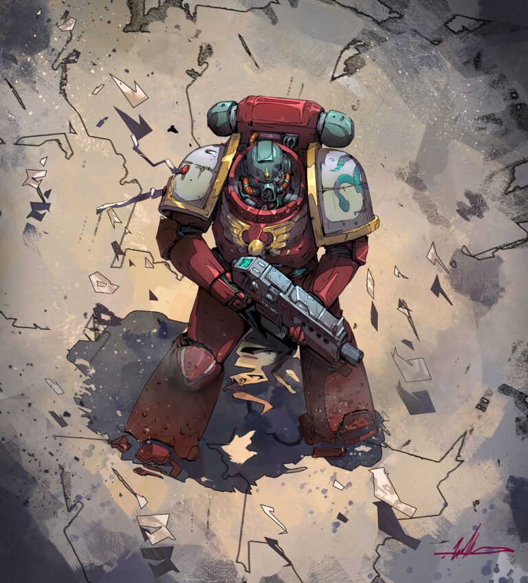 Red Marine by Albert Sargsyan 