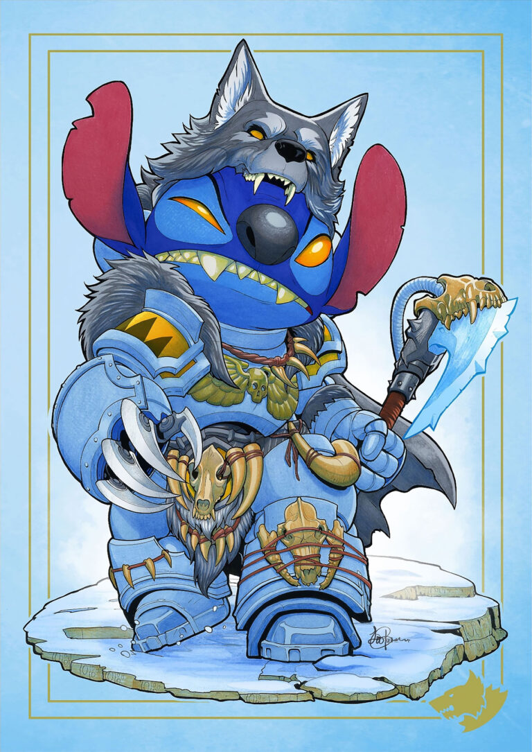 Space Wolves Stitch by Levi Cleeman 