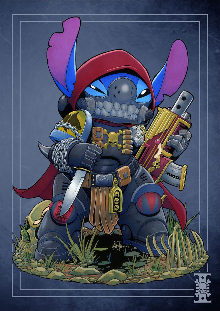 Space Wolves Stitch by Levi Cleeman 