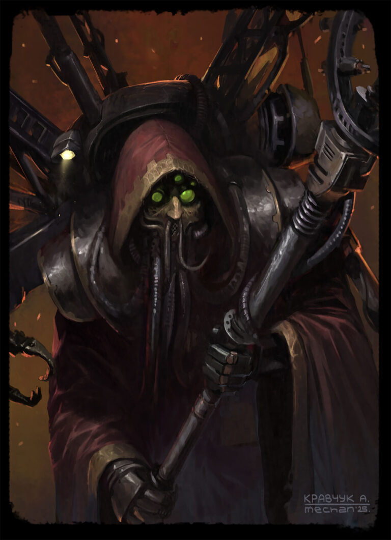 Tech-Priest by Aleksandr Kravchuk 