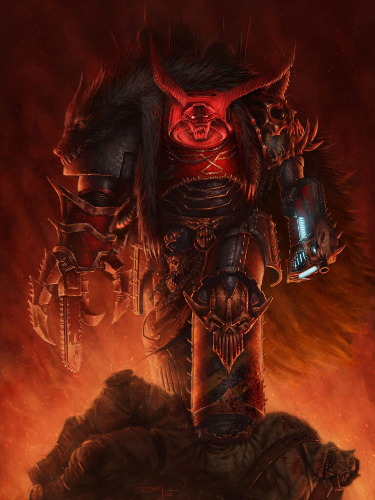 Khorne Terminator by Daniel Rosa Tauroni 