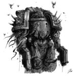 Plague Marine by Alexandre Rosenthal (alro_illustration)