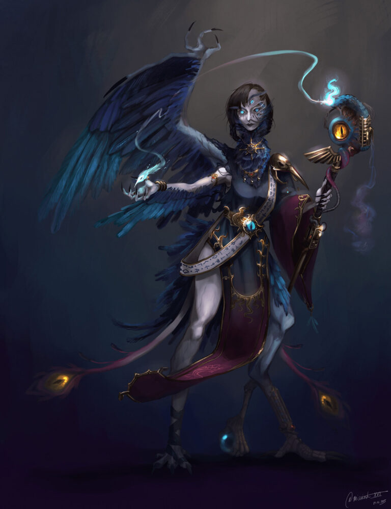 Tzeentch Priestess by missiah_xvi 