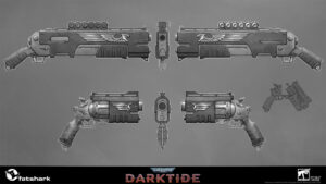 Arbites Weapons by Ylva Ljungqvist