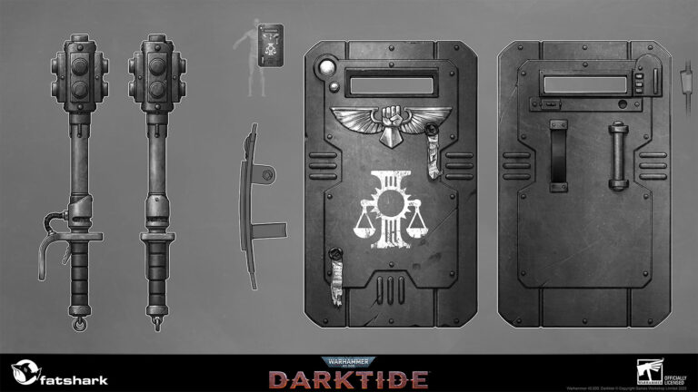 Arbites Weapons by Ylva Ljungqvist 